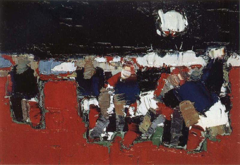 Nicolas de Stael Footballer oil painting image